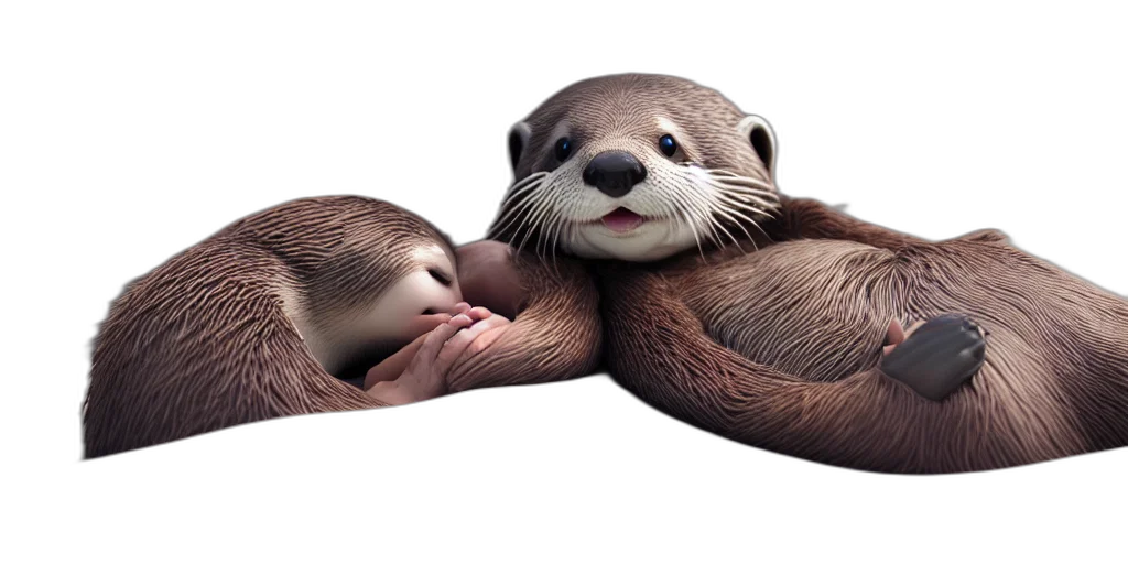 animal, creature, 3d render, photorealistic transparent PNG cut-out