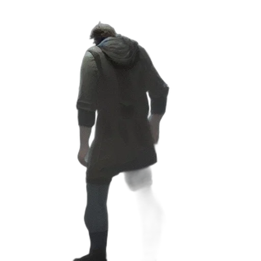 jacket, staff, hat, mask transparent PNG cut-out