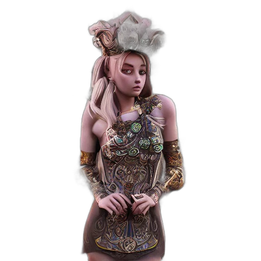 dress, mask, hat, jewelry transparent PNG cut-out