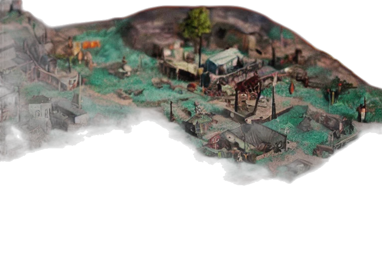 3d render, concept art, fantasy art, forest transparent PNG cut-out