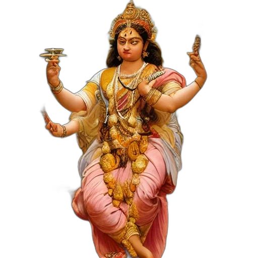 jewelry, detailed, potrait, saraswathi transparent PNG cut-out