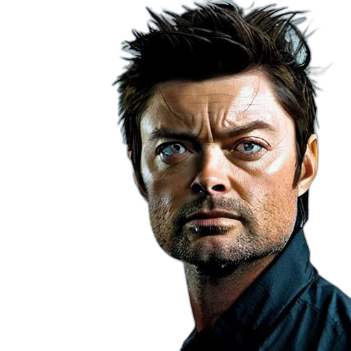 face, photorealistic, comic book art, concept art transparent PNG cut-out