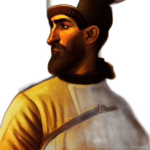 staff, sword, hat, face transparent PNG cut-out