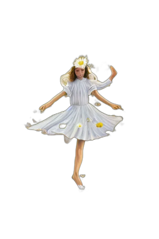 dress, crown, 3d render, concept art transparent PNG cut-out