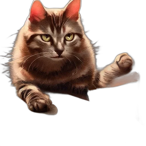 animal, staff, creature, photorealistic transparent PNG cut-out