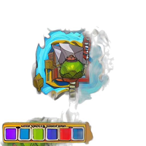 dragon, mask, weapon, staff transparent PNG cut-out