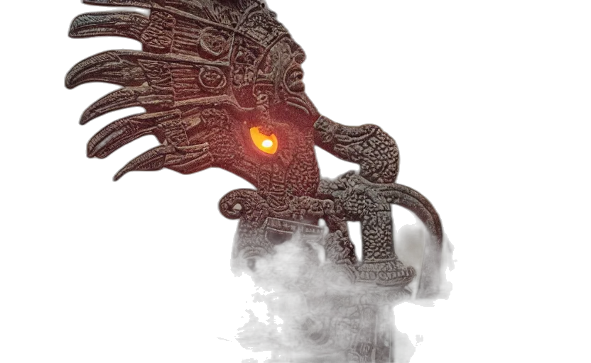 mask, dragon, robot, creature transparent PNG cut-out