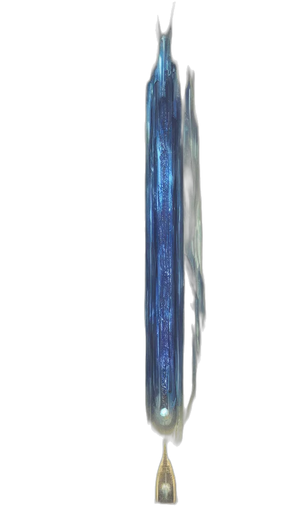 sword, staff, hair, weapon transparent PNG cut-out