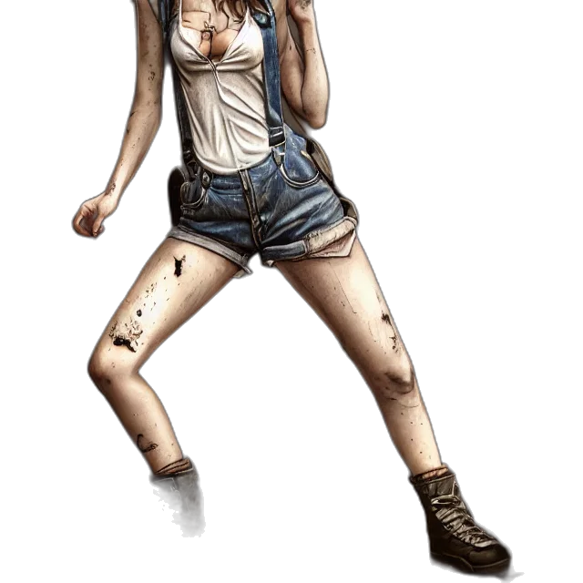 staff, dress, concept art, photorealistic transparent PNG cut-out