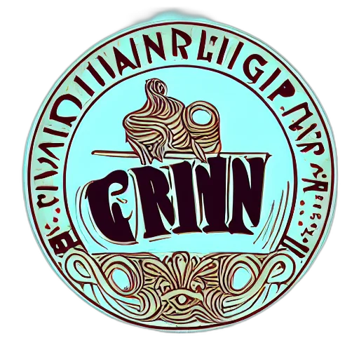 crown, logo, gin, distillery transparent PNG cut-out