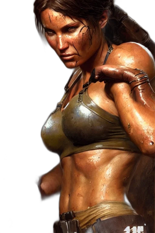 face, photorealistic, concept art, 3d render transparent PNG cut-out