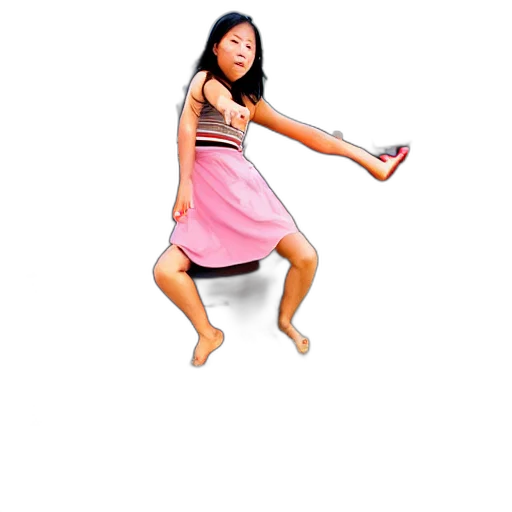 dress, shoes, umbrella, creature transparent PNG cut-out