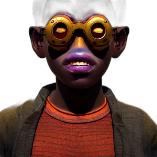 mask, face, creature, robot transparent PNG cut-out