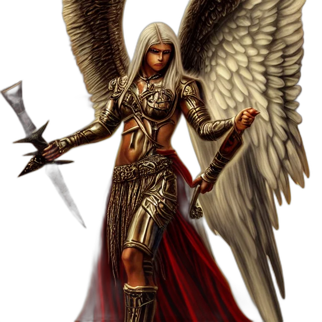 sword, staff, weapon, fantasy art transparent PNG cut-out