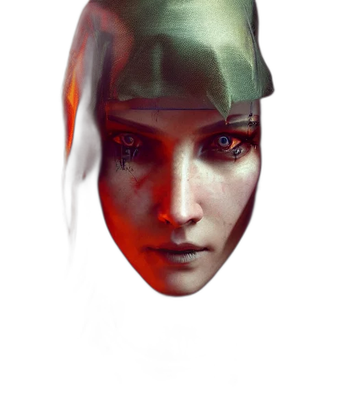 face, hat, mask, robot transparent PNG cut-out