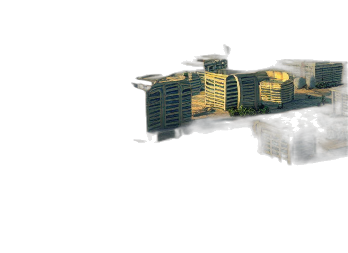building, weapon, 3d render, concept art transparent PNG cut-out