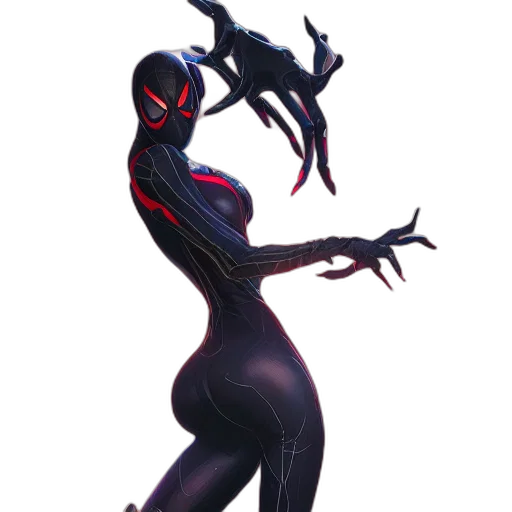 creature, dress, mask, staff transparent PNG cut-out