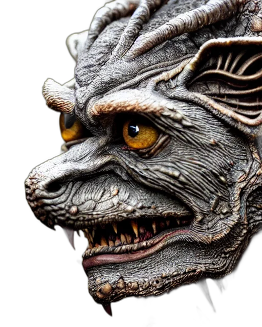 mask, dragon, creature, face transparent PNG cut-out