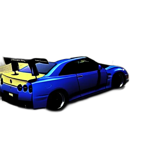 car, weapon, 3d render, concept art transparent PNG cut-out