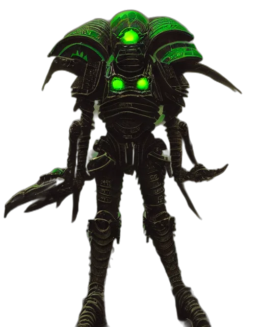 robot, staff, creature, mask transparent PNG cut-out
