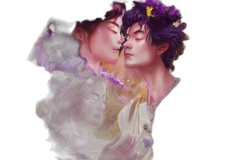 photorealistic, fantasy art, oil painting, watercolor transparent PNG cut-out