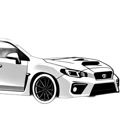 car, photorealistic, 3d render, cartoon transparent PNG cut-out
