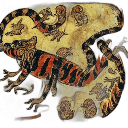 dragon, mask, animal, creature transparent PNG cut-out