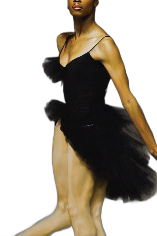 dress, photorealistic, concept art, oil painting transparent PNG cut-out