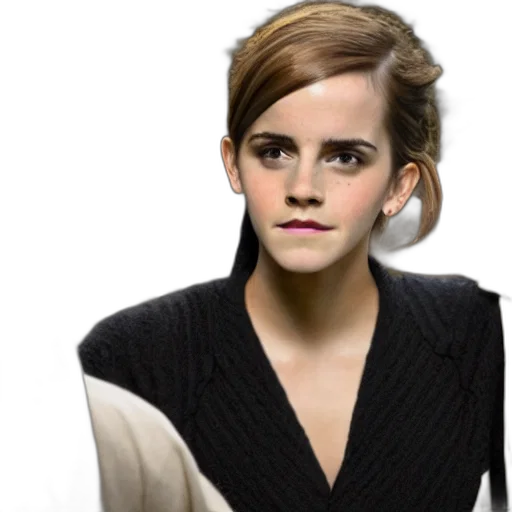 face, dress, hair, jacket transparent PNG cut-out