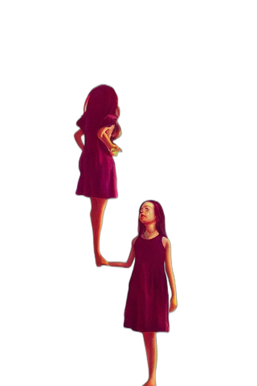 dress, creature, hair, robot transparent PNG cut-out