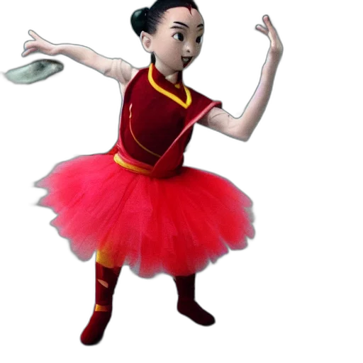 dress, staff, 3d render, concept art transparent PNG cut-out