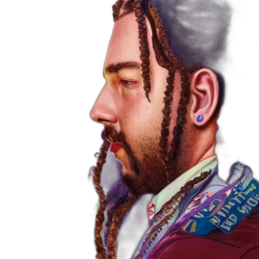 hair, crown, face, staff transparent PNG cut-out