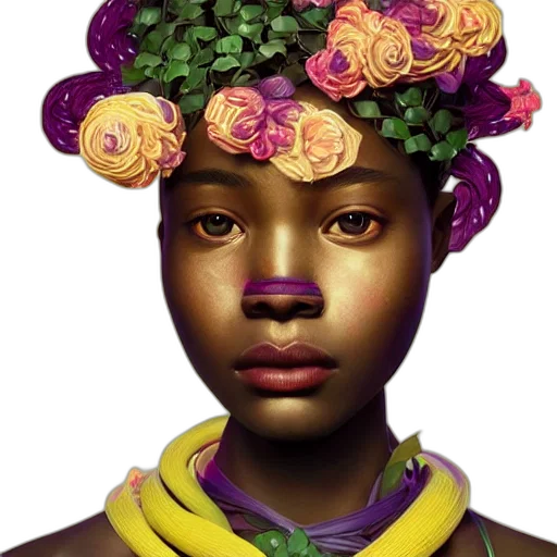 crown, face, flower, jewelry transparent PNG cut-out