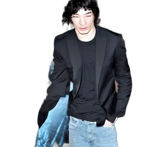 jacket, creature, staff, umbrella transparent PNG cut-out