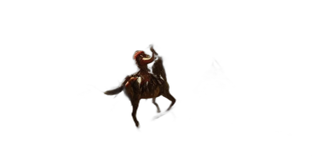 animal, dragon, staff, creature transparent PNG cut-out