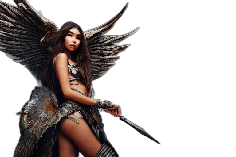 dragon, sword, weapon, fantasy art transparent PNG cut-out