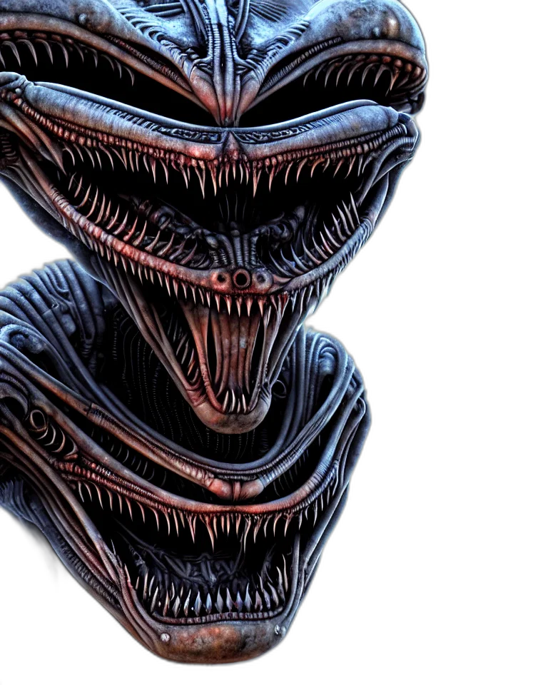 creature, mask, face, concept art transparent PNG cut-out