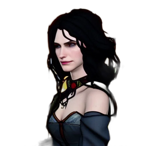 staff, face, dress, jewelry transparent PNG cut-out