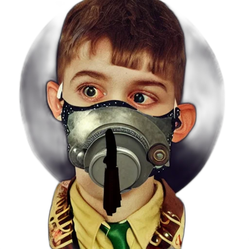 mask, face, photorealistic, concept art transparent PNG cut-out