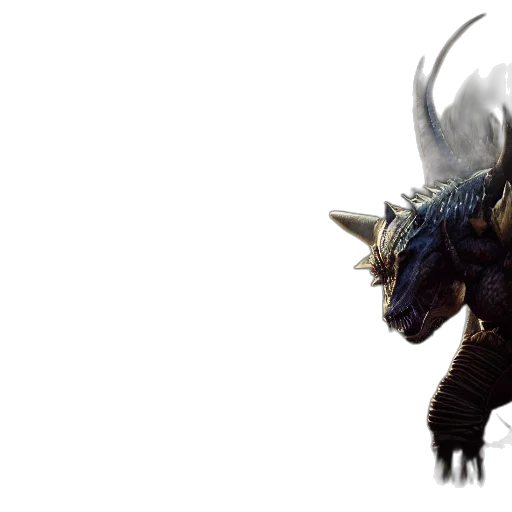 dragon, creature, animal, weapon transparent PNG cut-out