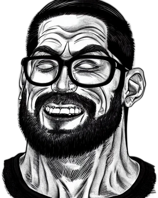 face, staff, cartoon, comic book art transparent PNG cut-out