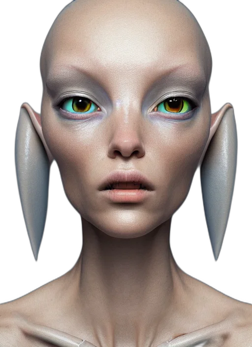 face, mask, creature, robot transparent PNG cut-out