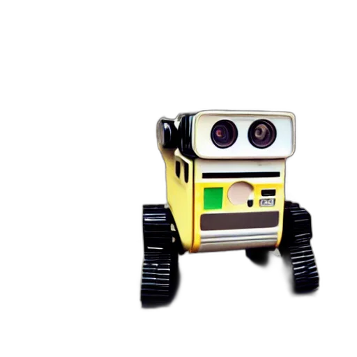 robot, staff, 3d render, concept art transparent PNG cut-out