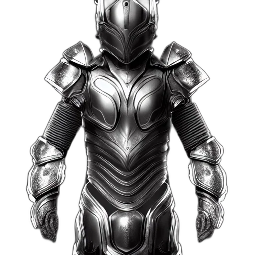 robot, mask, concept art, 3d render transparent PNG cut-out