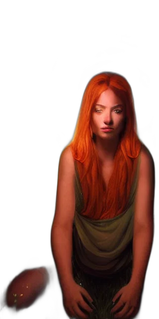 hair, dress, face, jewelry transparent PNG cut-out