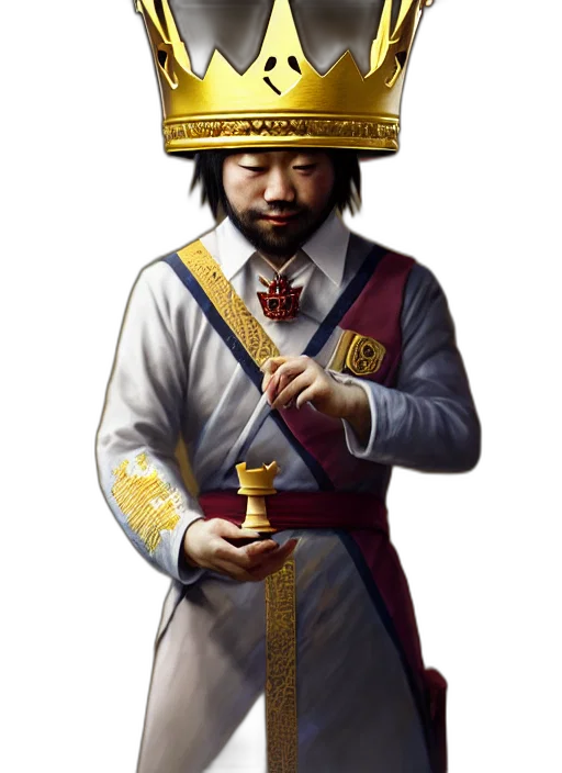 staff, crown, sword, face transparent PNG cut-out