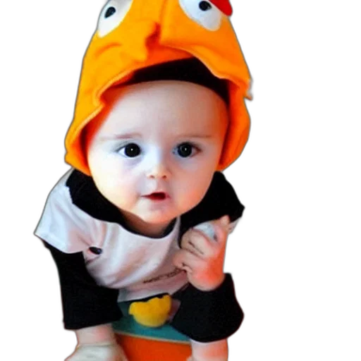 hat, creature, animal, 3d render transparent PNG cut-out