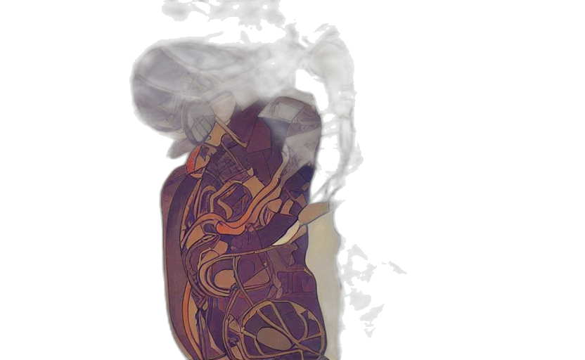 mask, bottle, jewelry, dragon transparent PNG cut-out