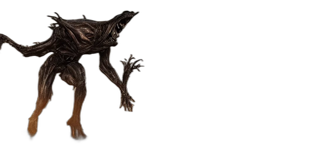 creature, animal, dragon, staff transparent PNG cut-out