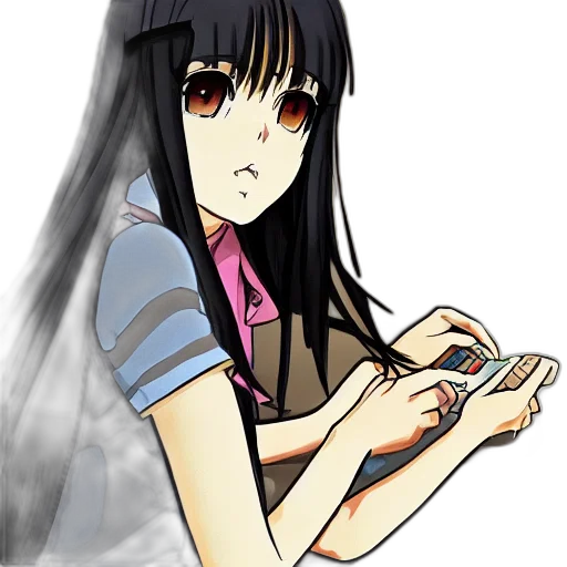 staff, face, dress, anime transparent PNG cut-out